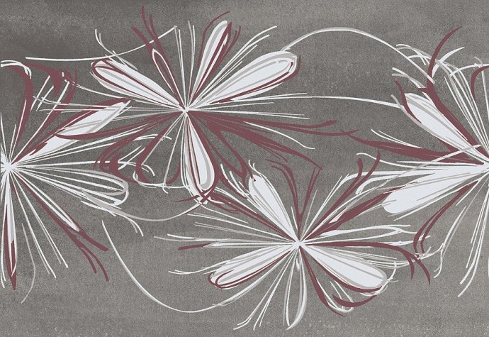 декор Азори SONNET GREY FLOWER 20,1х50,5 (13 шт) фото